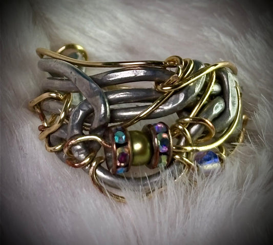 See pearl and silver ring:  CALM, AND CHAOS 