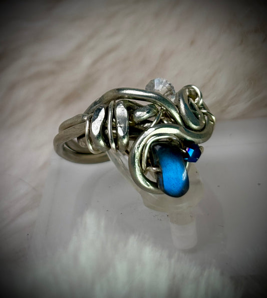 Labradorite ring: inner light 