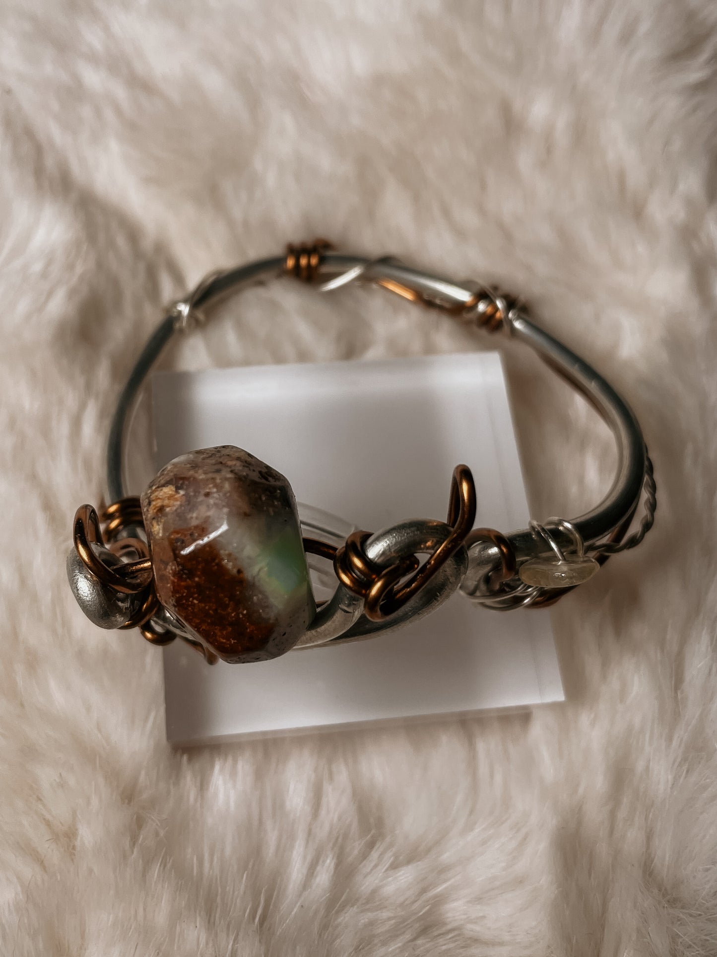 African Opal Bracelet: Tribal Magic