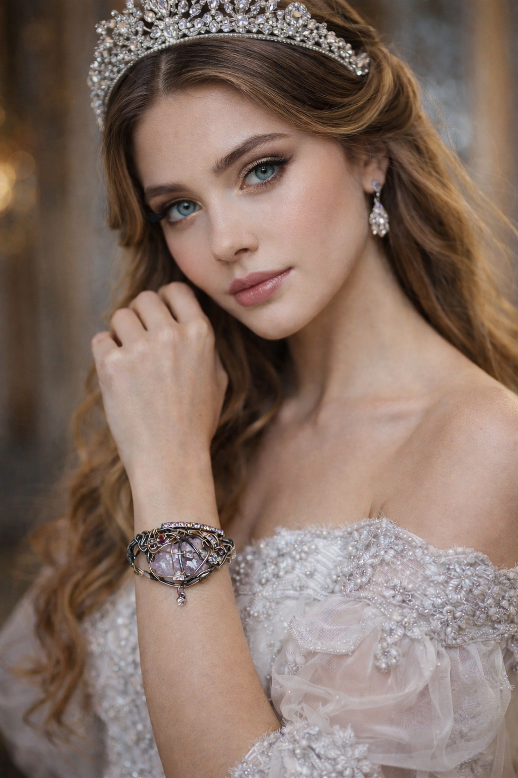 Spirit crystal bracelet: star lace 