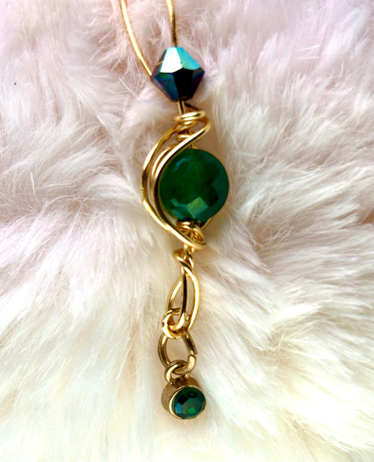 Evergreen Queen: Nephrite pendant, (set available)