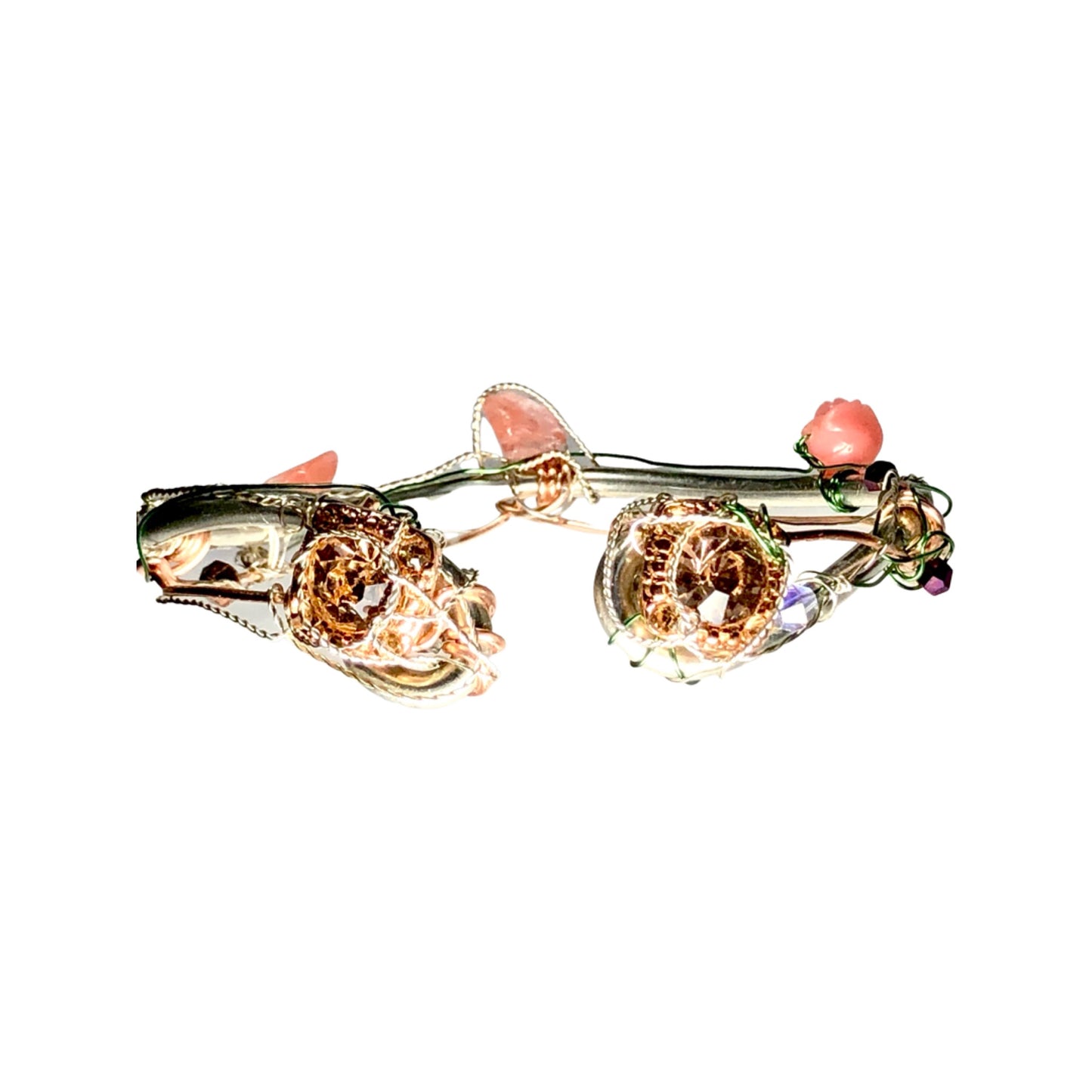Rose courts rhinestone bracelet