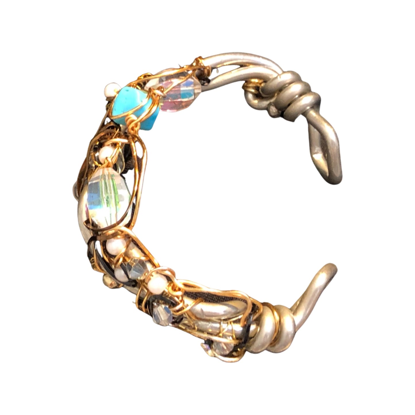 Crystal turquoise bracelet