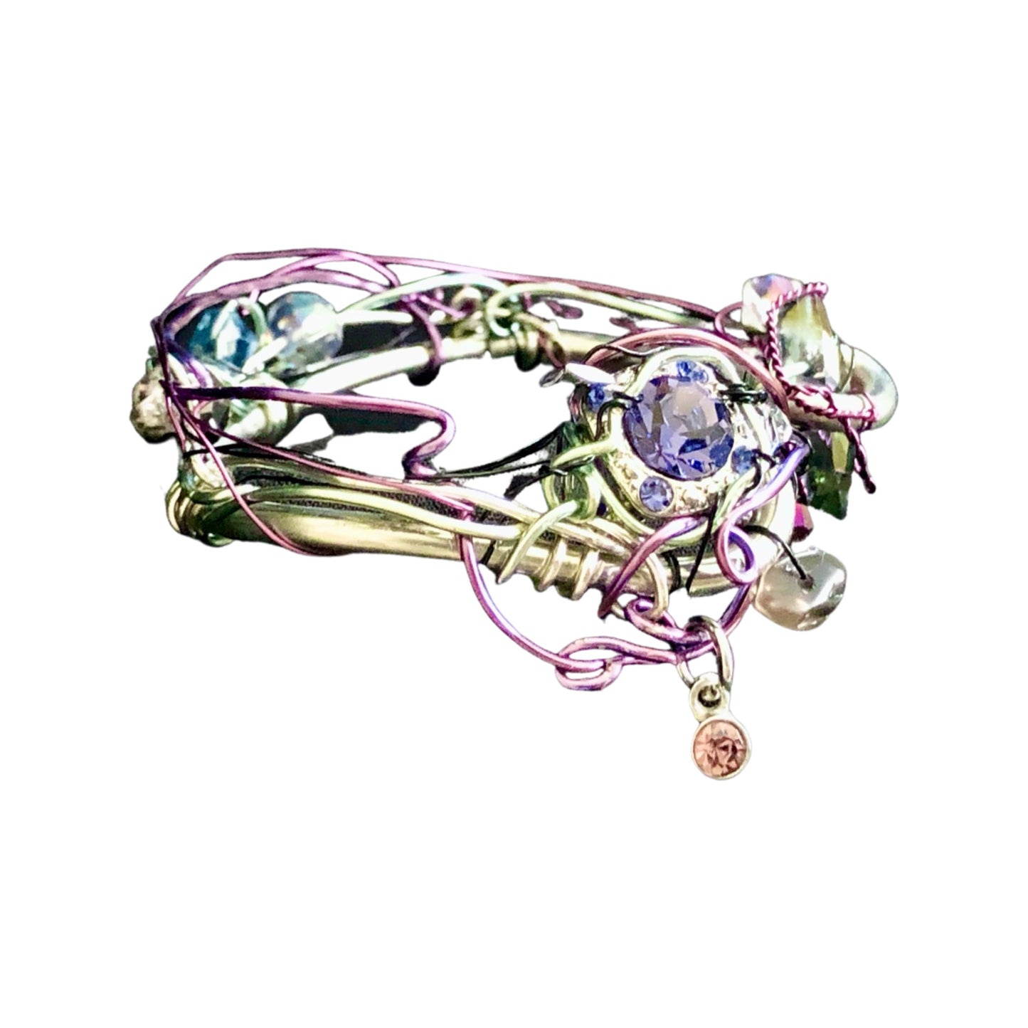 Violet purple rhinestone