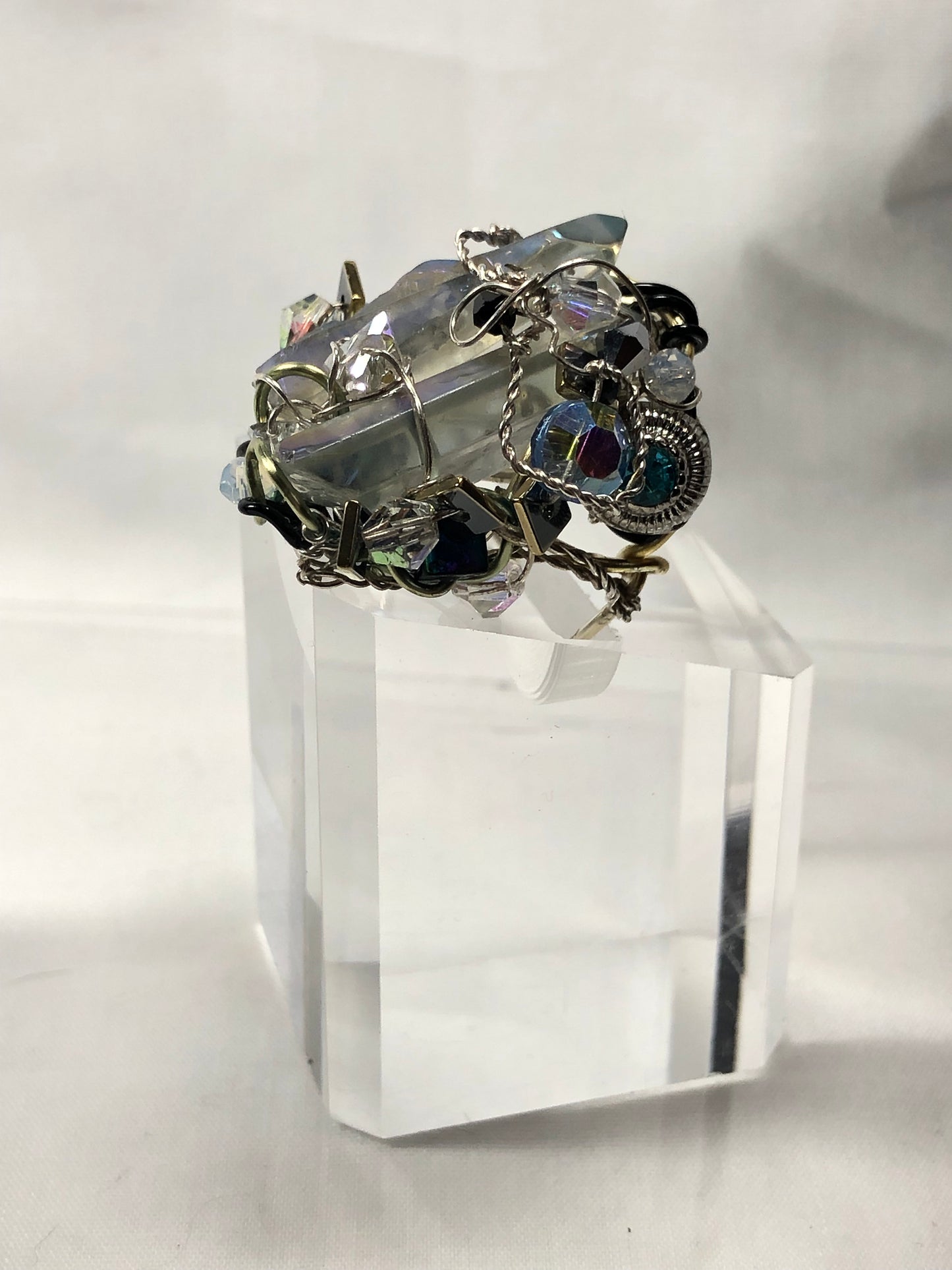 Irradiated Crystal Ring