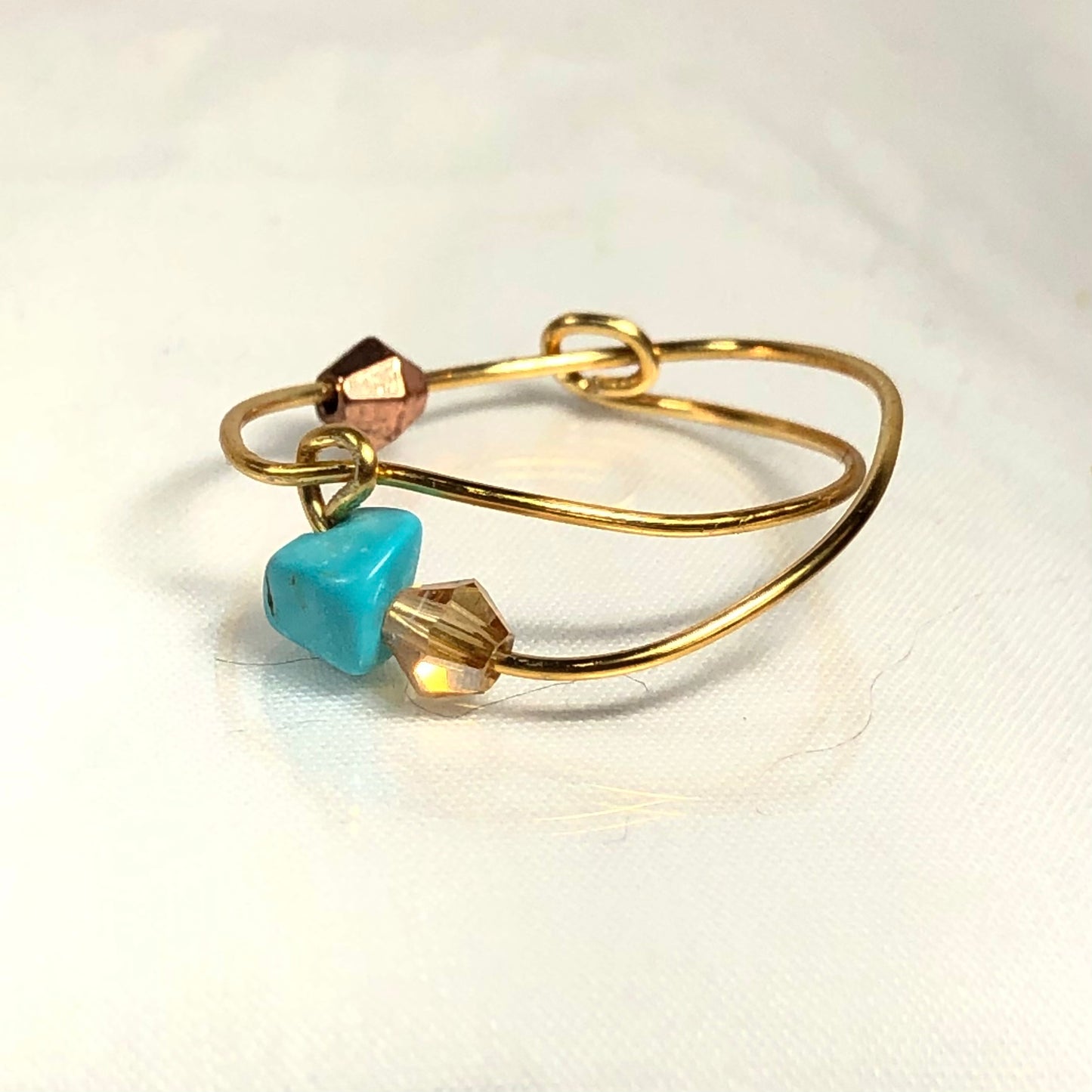 Mini turquoise ring