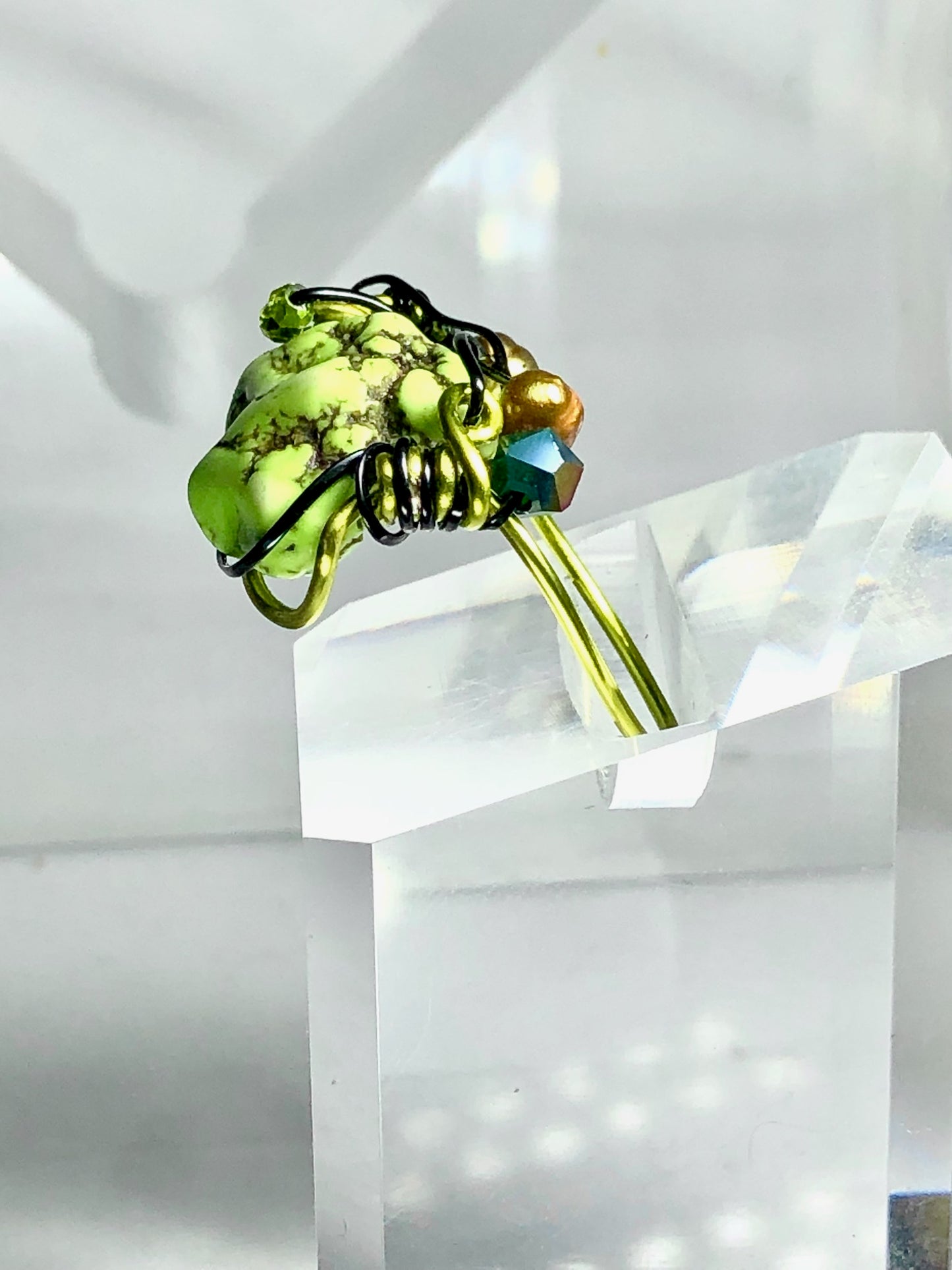 Green Turquoise Ring