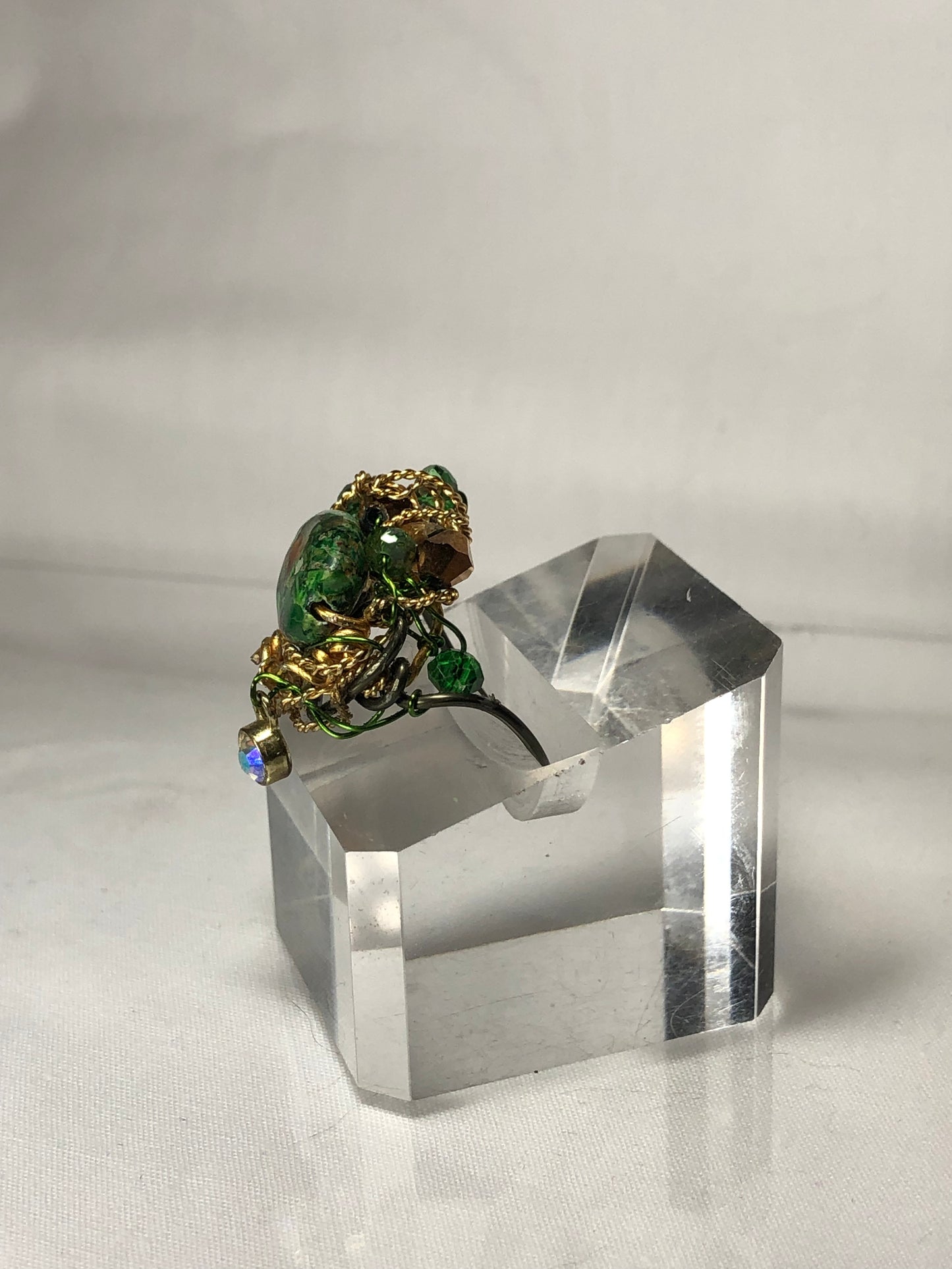 Green turquoise ring