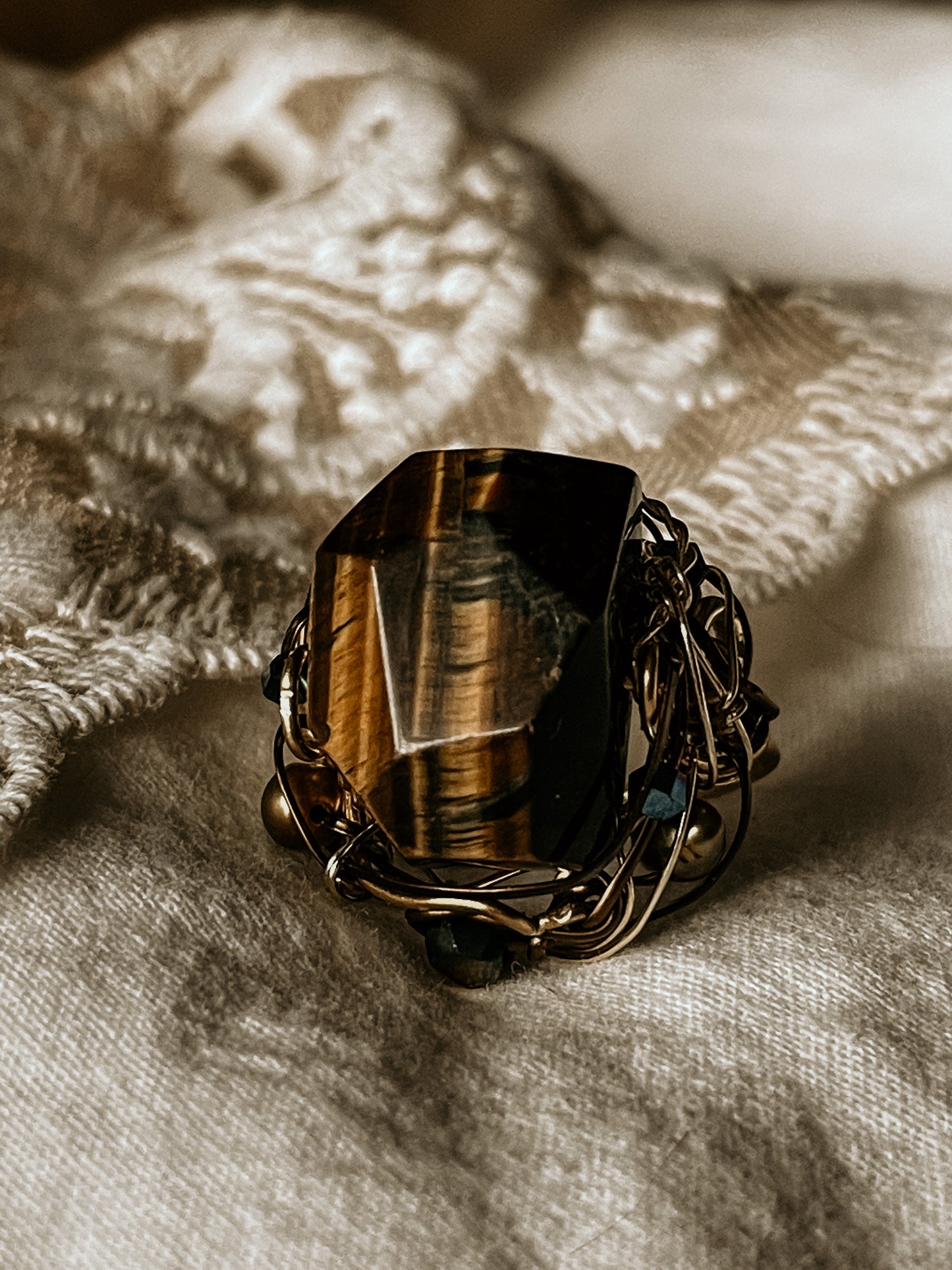 Magnificent Tiger Eye Ring