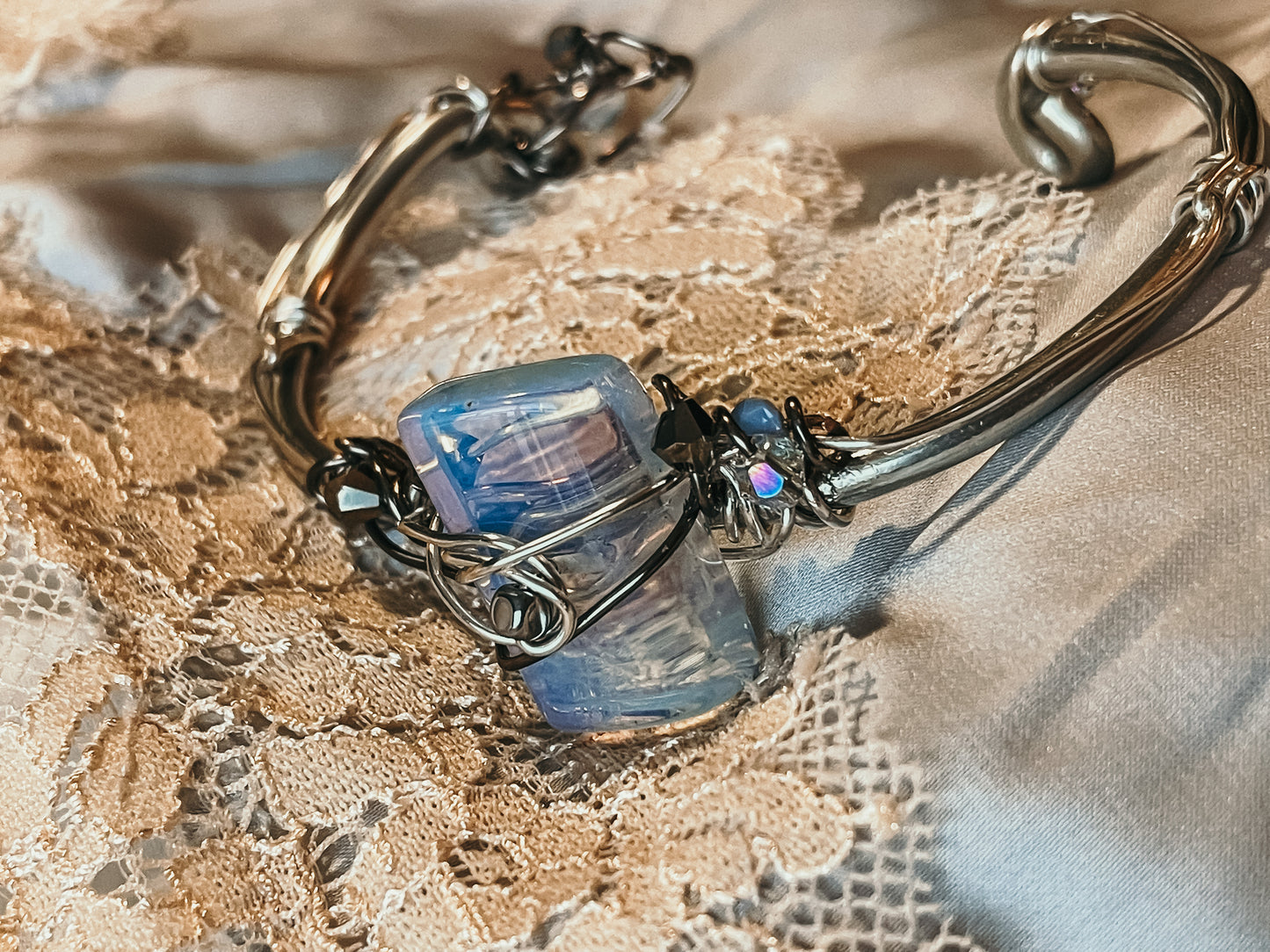 Moonstone Braclet silver