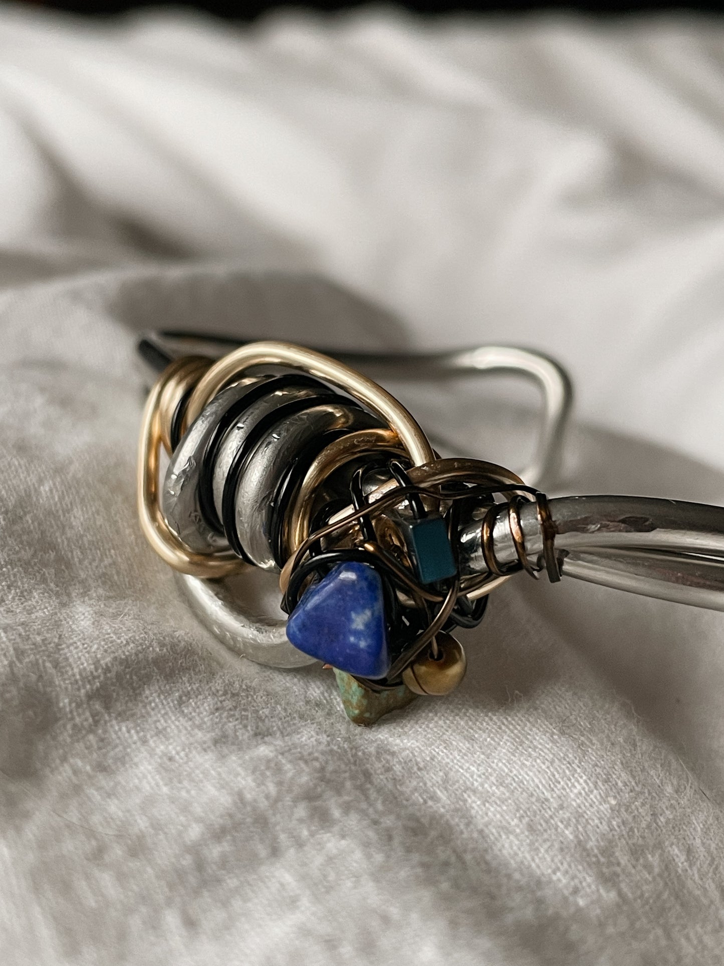 Lapis strength bracelet