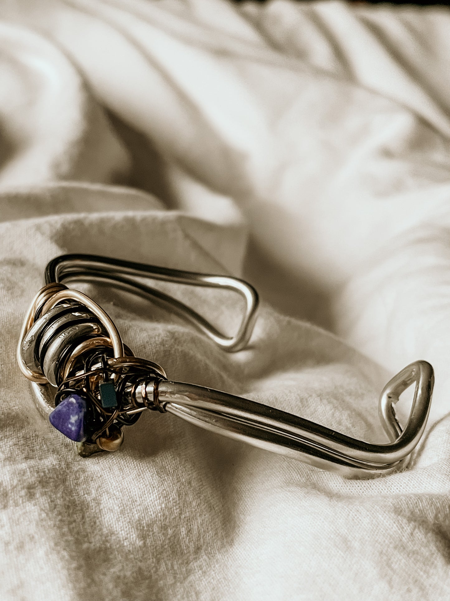 Lapis strength bracelet