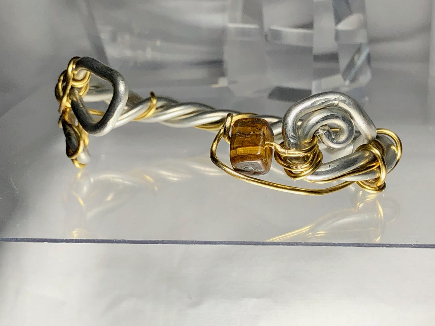 Tiger eye strength bracelet