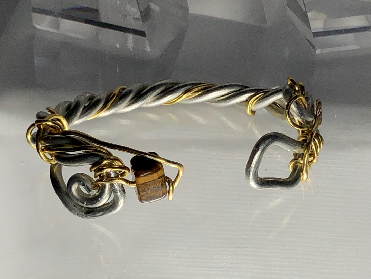 Tiger eye strength bracelet