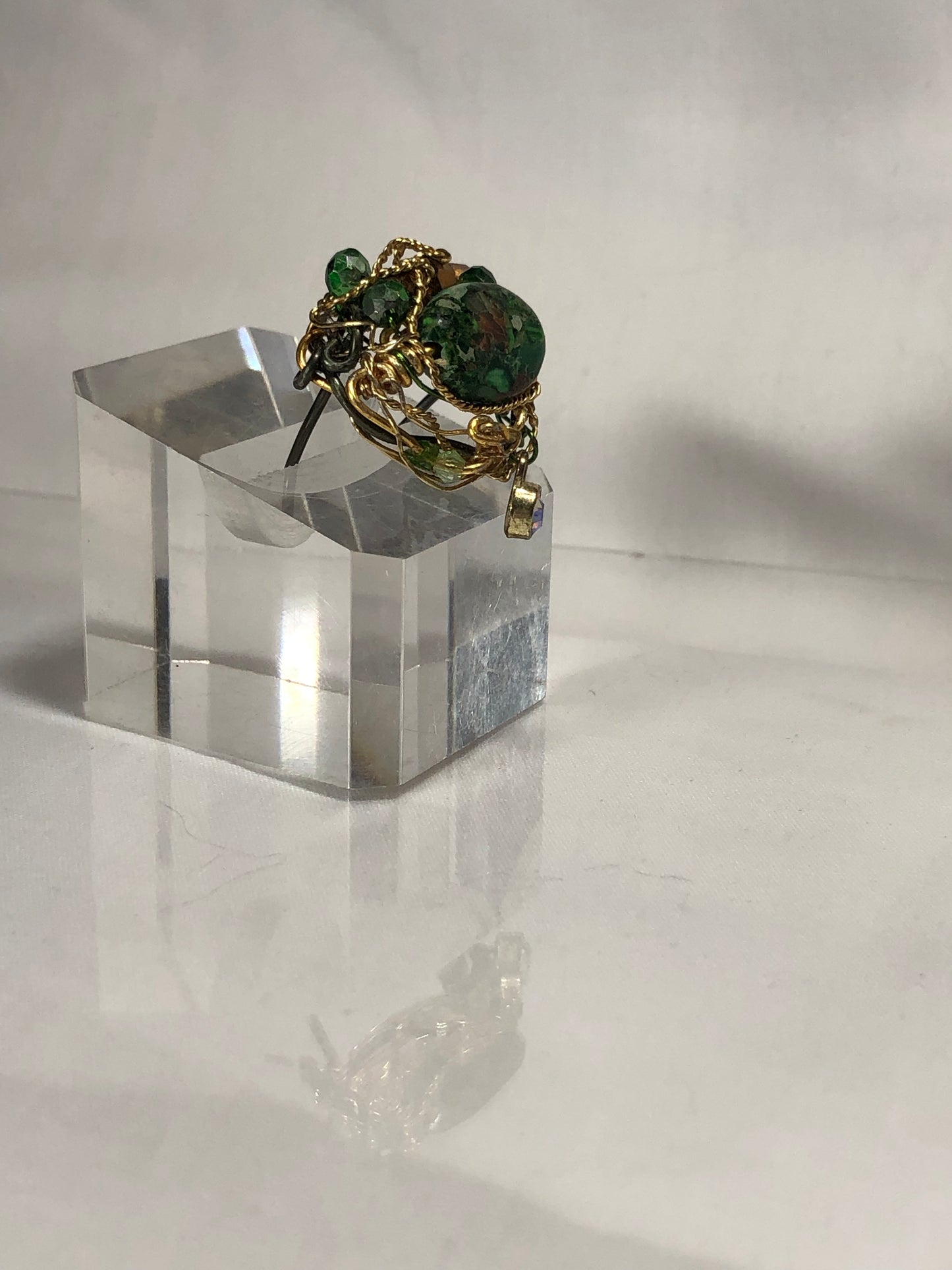 Green turquoise ring