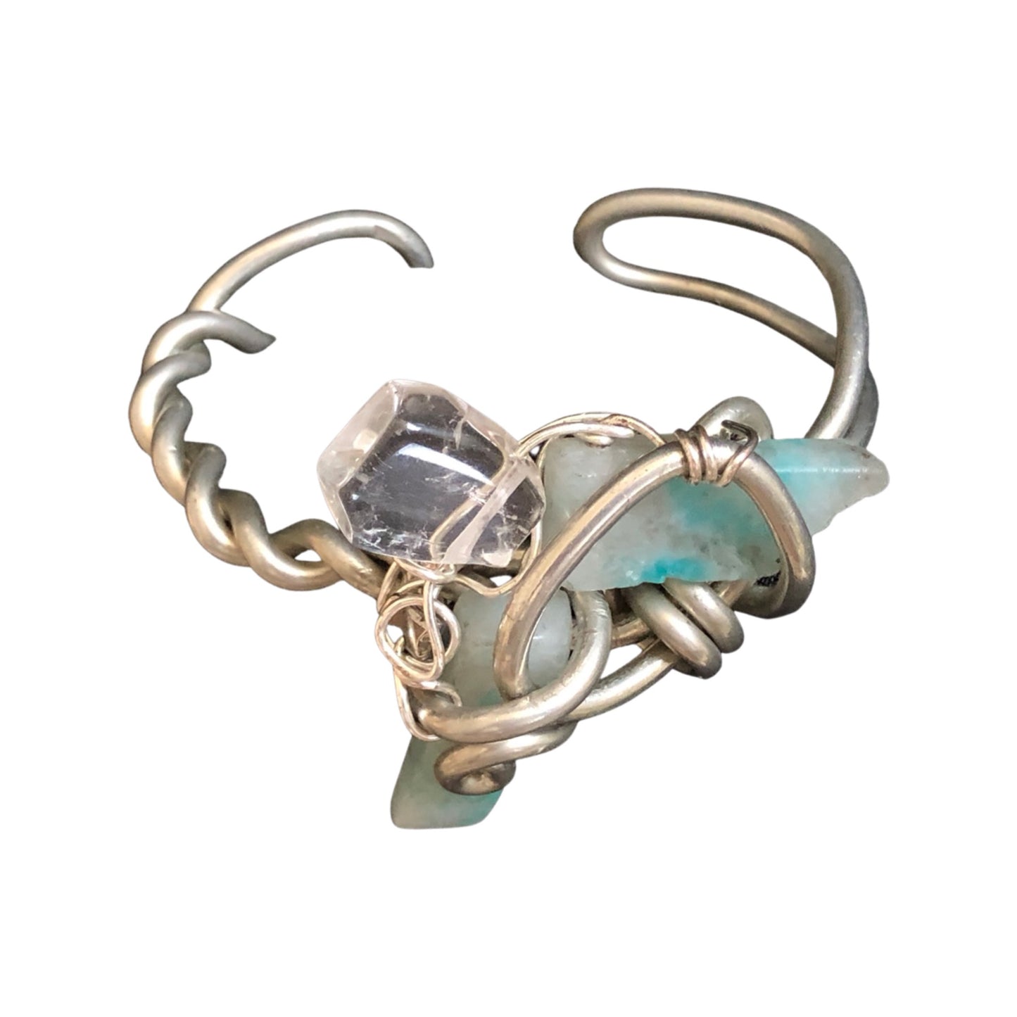 Larimar with Crystal