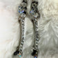 Pure old Hollywood…A Star Is Born: rhinestone crystal earrings