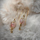 Glinda — Light of the Heart; crackle  quartz crystal Set