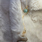Breath of Peace — Golden Calm: Amazonite right Earcuff