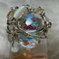 Crystal ring in silver: luminous radiance ￼￼