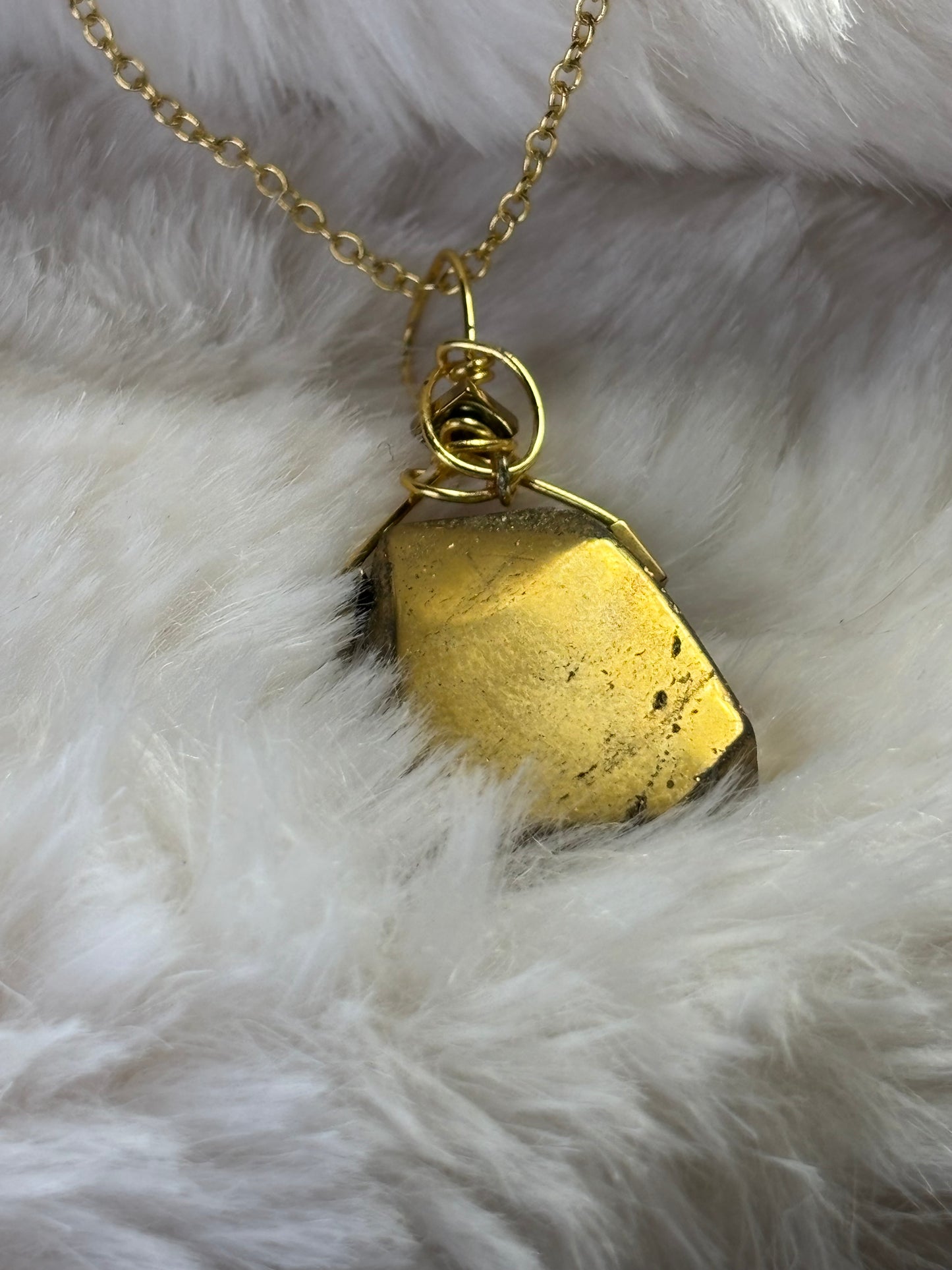 Pyrite Pendant: The Manifestor’s Shield