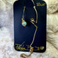 Breath of Peace — Golden Calm: Amazonite right Earcuff