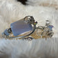 Blue lace agate and Crystal bracelet: Crystal Calm￼