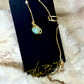 Breath of Peace — Golden Calm: Amazonite right Earcuff