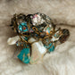 Australian Turquoise, Mother of Pearl Bracelet: Mermaid’s Reliquary