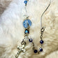 Quiet Sky: blue lepidolite, ear cuff ￼