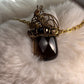The Velvet Heirloom: vintage topaz pendant (set available)￼
