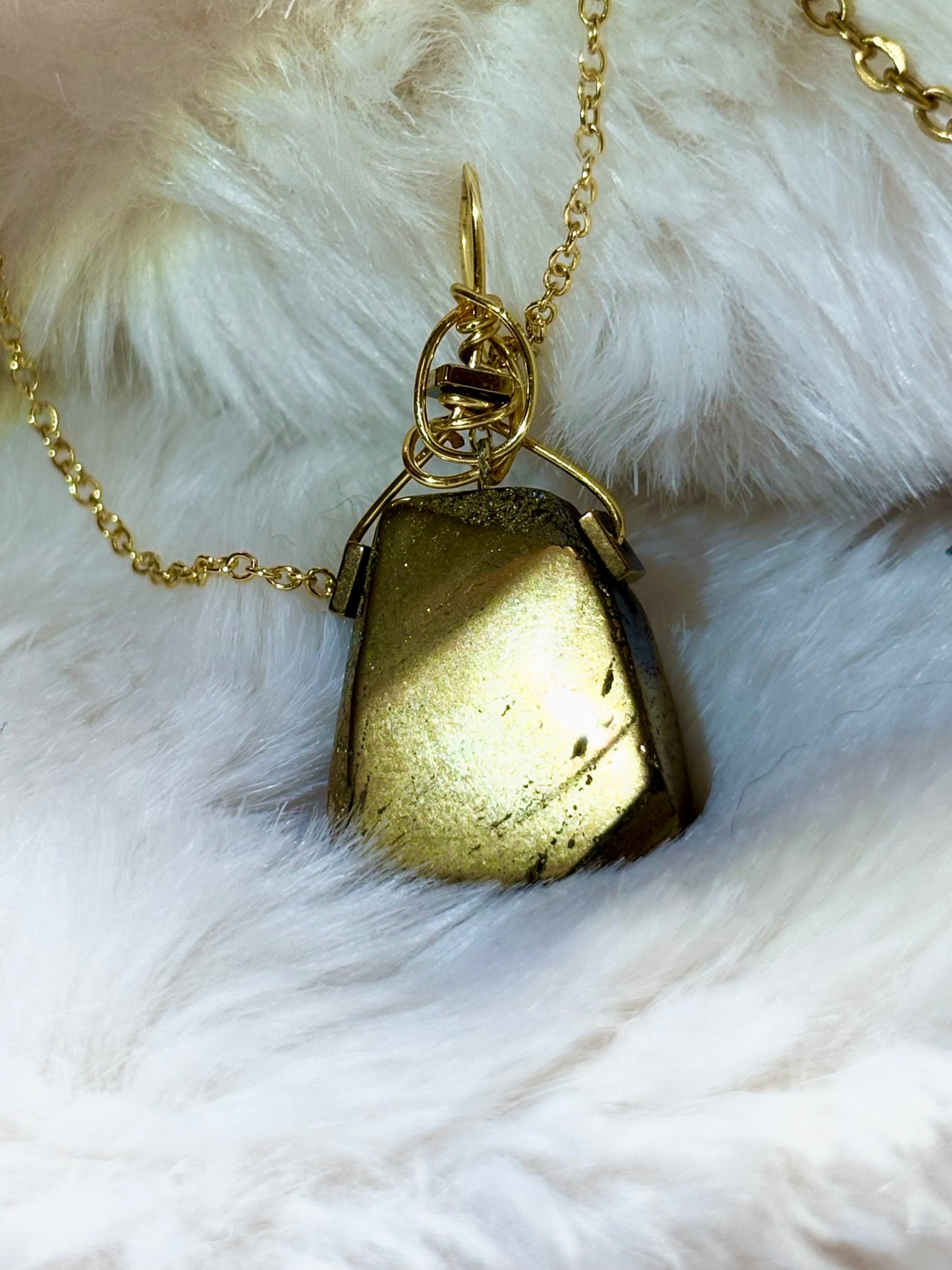 Pyrite Pendant: The Manifestor’s Shield