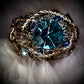 Light blue rhinestone ring: kindness is a ￼crown