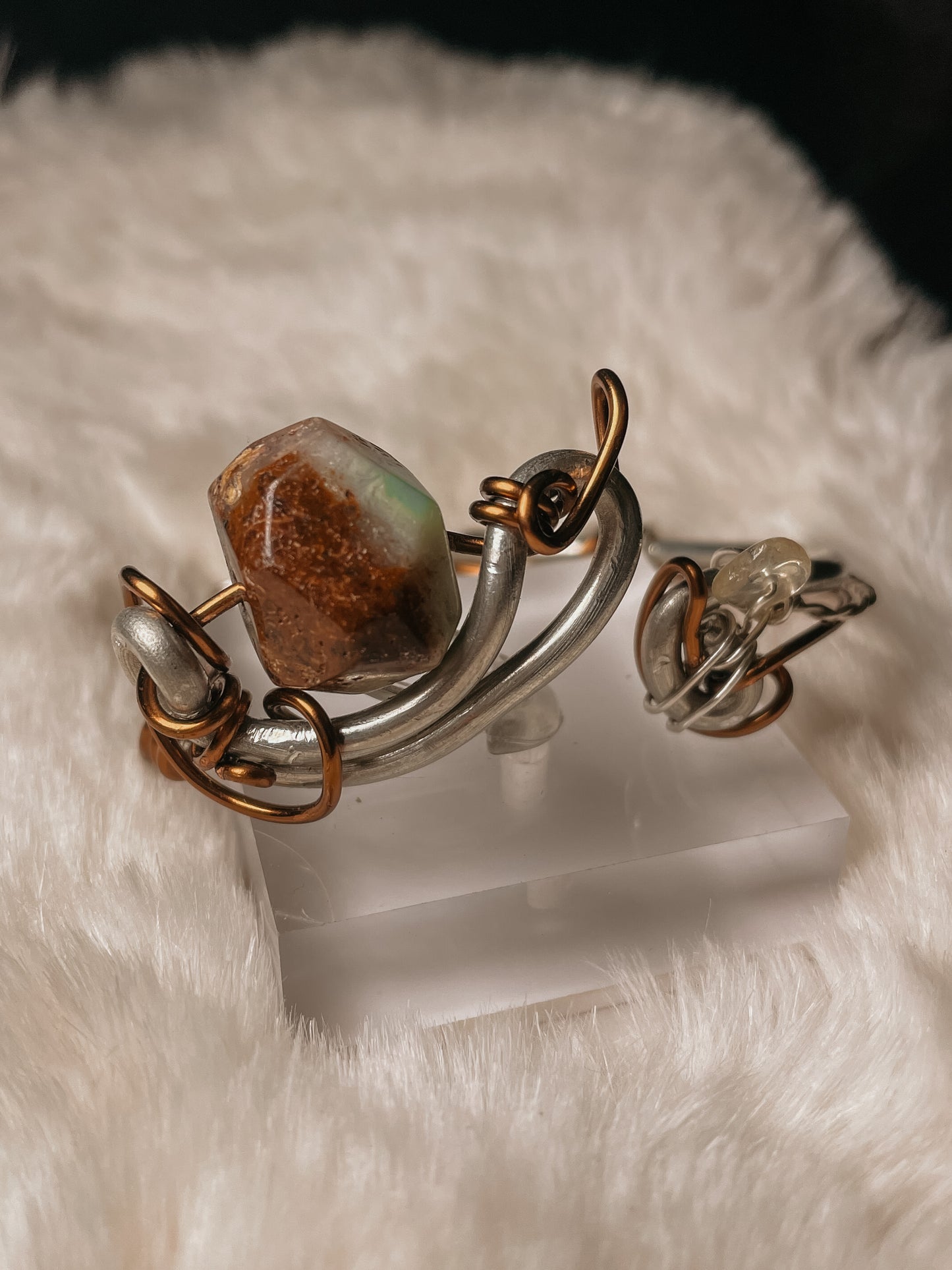 African Opal Bracelet: ￼Tribal Magic