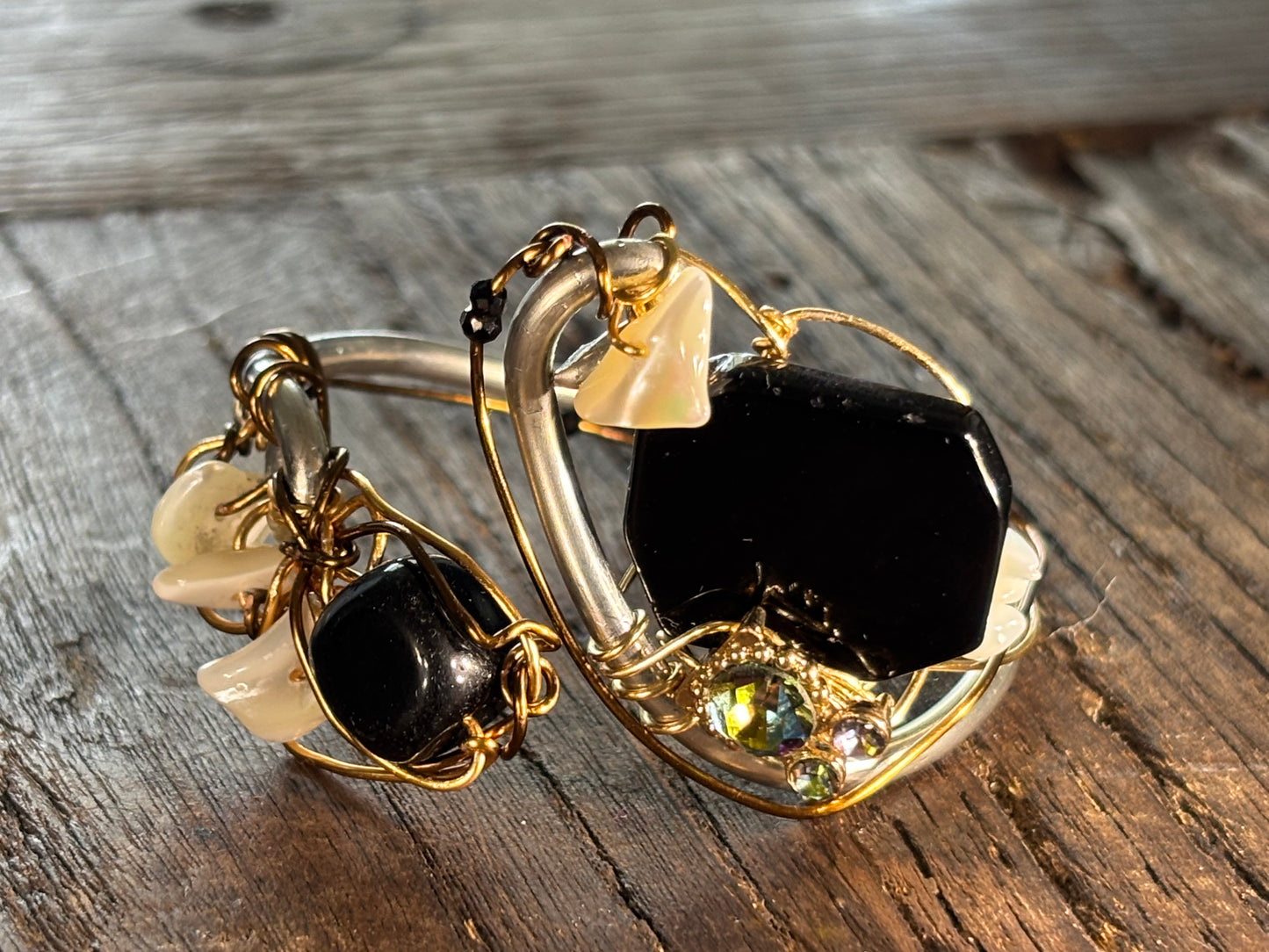 Black Onyx Bracelet: Gatsby’s Garden