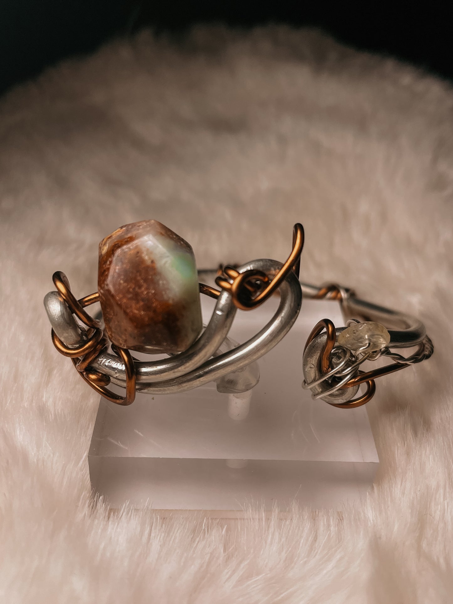 African Opal Bracelet: ￼Tribal Magic