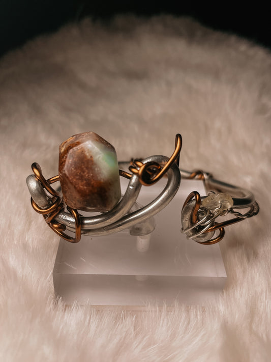 African Opal Bracelet: ￼Tribal Magic