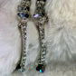 Pure old Hollywood…A Star Is Born: rhinestone crystal earrings