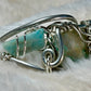 Madagascar Sea Agate and Larimar Bracelet: Ocean Warrior