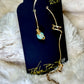 Breath of Peace — Golden Calm: Amazonite right Earcuff