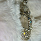 Crystal and quartz crystal pendant: TWIN PILLARS OF CLARITY ￼ ￼