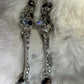 Pure old Hollywood…A Star Is Born: rhinestone crystal earrings