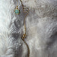 Breath of Peace — Golden Calm: Amazonite right Earcuff