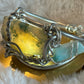 Madagascar Sea Agate and Larimar Bracelet: Ocean Warrior