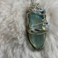 Hidden Prism, Rainbow Magic: green radiated crystal pendant
