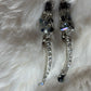 Pure old Hollywood…A Star Is Born: rhinestone crystal earrings