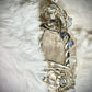 Crystal and quartz crystal pendant: TWIN PILLARS OF CLARITY ￼ ￼