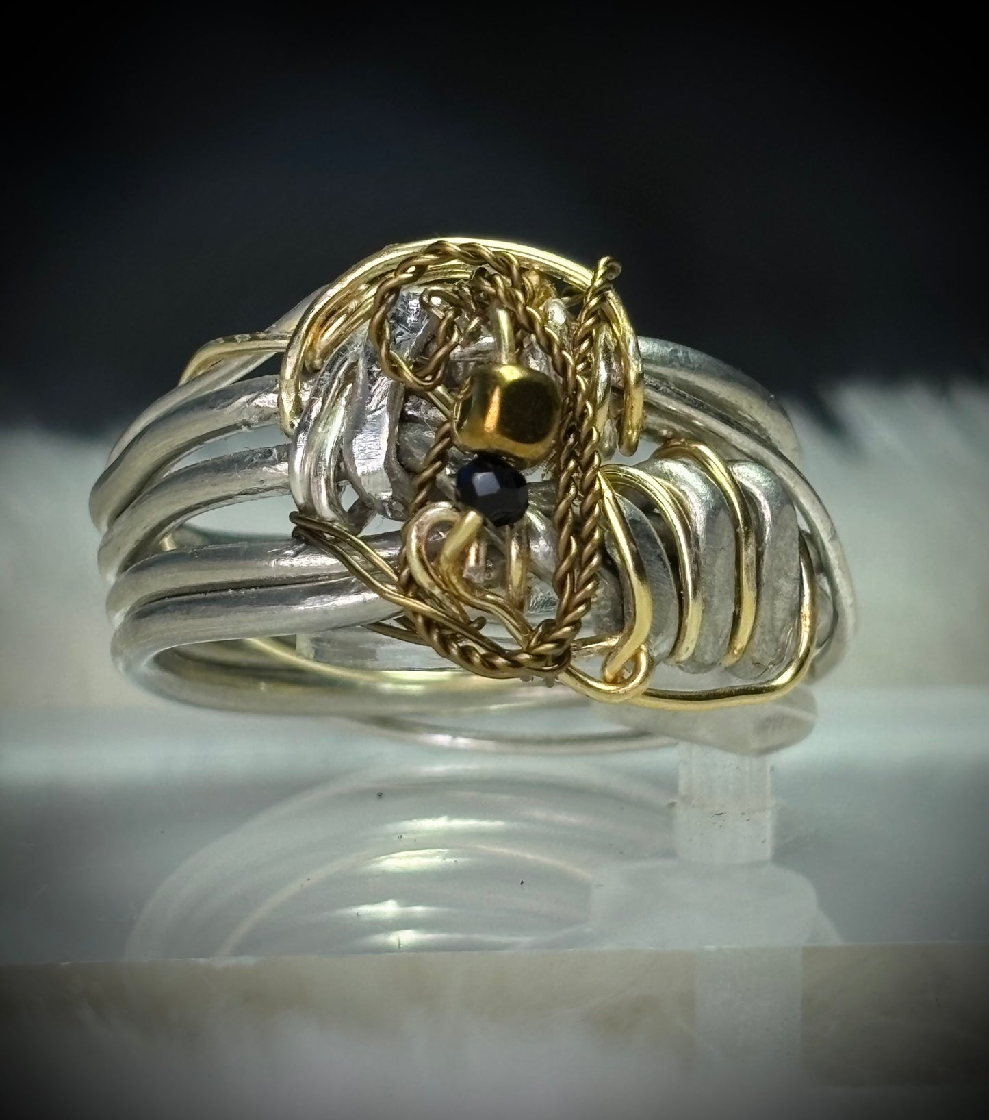 Silver ring: the golden privateer￼