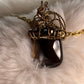 The Velvet Heirloom: vintage topaz pendant (set available)￼