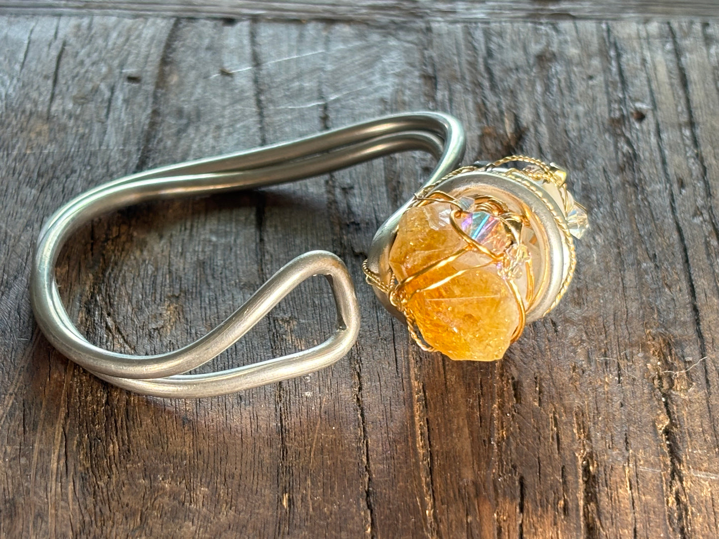 Citrine bracelet: sunlight strength